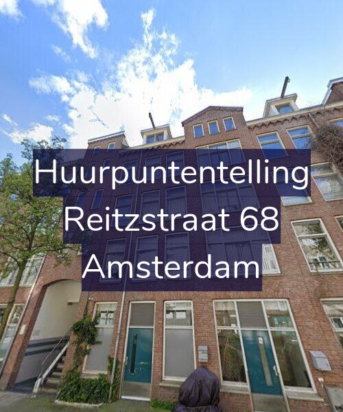 Foto gevel Huurpuntentelling voor Reitzstraat 68, Amsterdam
