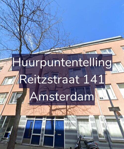 Foto gevel Huurpuntentelling voor Reitzstraat 141, Amsterdam