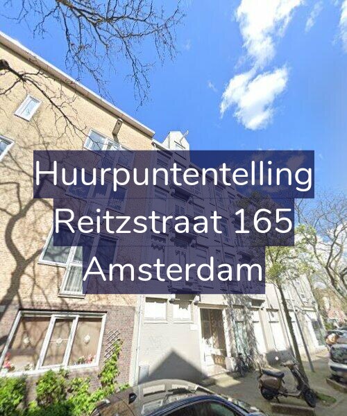 Foto gevel Huurpuntentelling voor Reitzstraat 165, Amsterdam