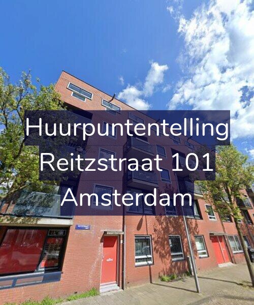 Foto gevel Huurpuntentelling voor Reitzstraat 101, Amsterdam