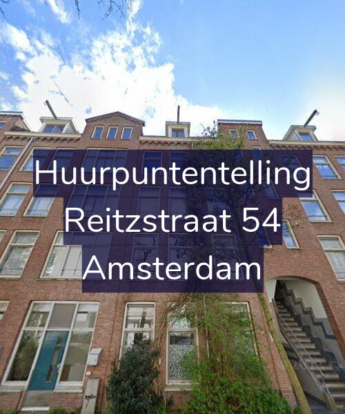 Foto gevel Huurpuntentelling voor Reitzstraat 54, Amsterdam