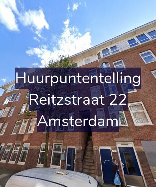 Foto gevel Huurpuntentelling voor Reitzstraat 22, Amsterdam