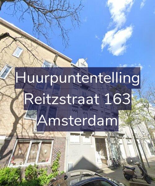 Foto gevel Huurpuntentelling voor Reitzstraat 163, Amsterdam