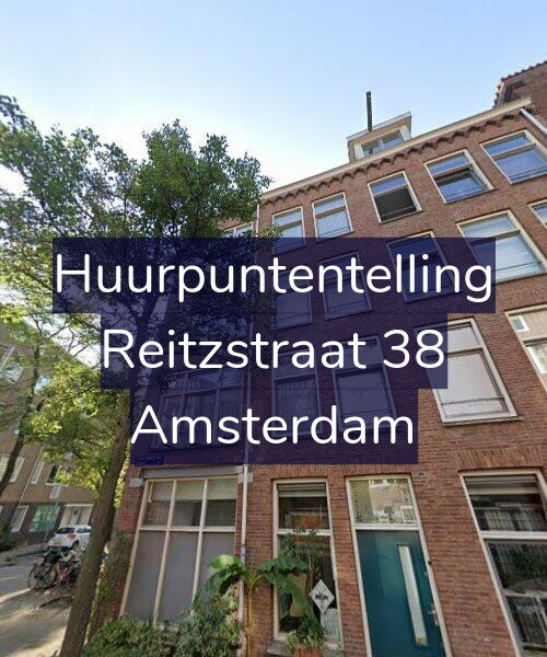 Foto gevel Huurpuntentelling voor Reitzstraat 38, Amsterdam