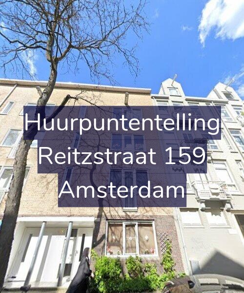 Foto gevel Huurpuntentelling voor Reitzstraat 159, Amsterdam