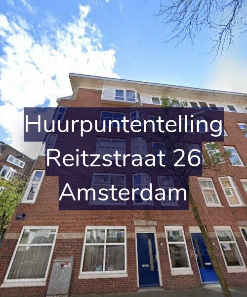 Foto gevel Huurpuntentelling voor Reitzstraat 26, Amsterdam