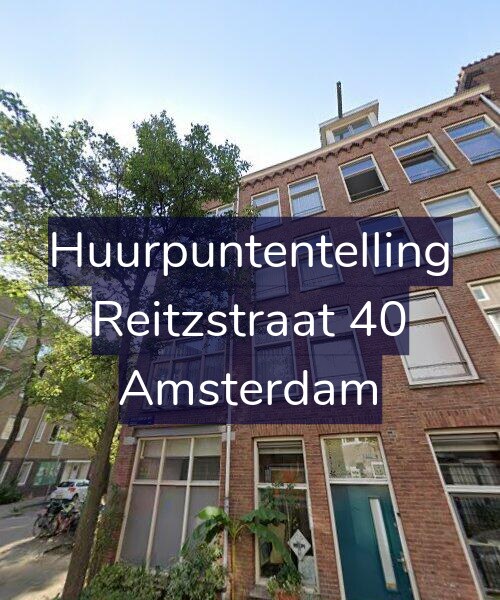 Foto gevel Huurpuntentelling voor Reitzstraat 40, Amsterdam