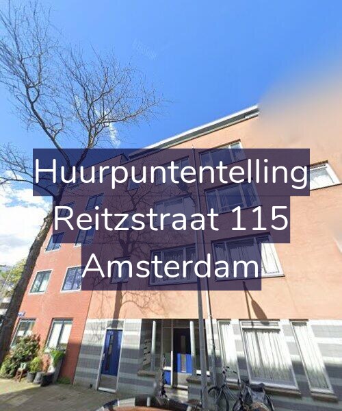Foto gevel Huurpuntentelling voor Reitzstraat 115, Amsterdam
