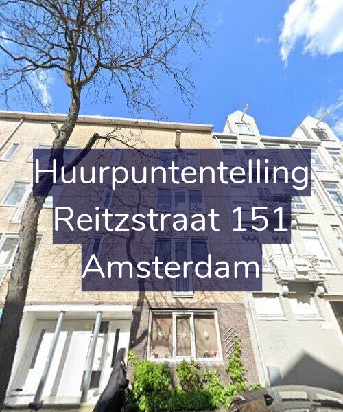 Foto gevel Huurpuntentelling voor Reitzstraat 151, Amsterdam