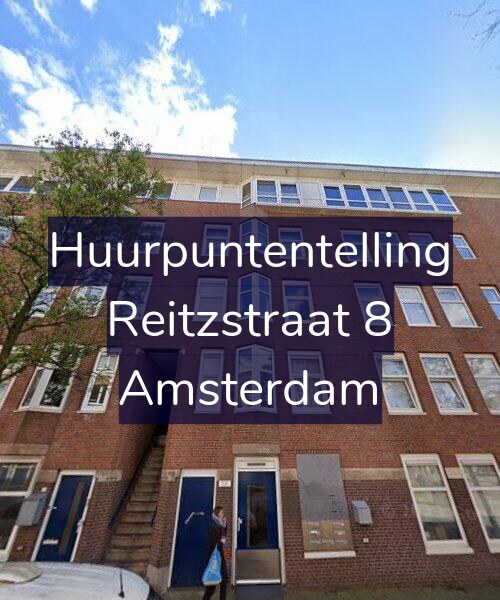 Foto gevel Huurpuntentelling voor Reitzstraat 8, Amsterdam