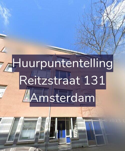 Foto gevel Huurpuntentelling voor Reitzstraat 131, Amsterdam