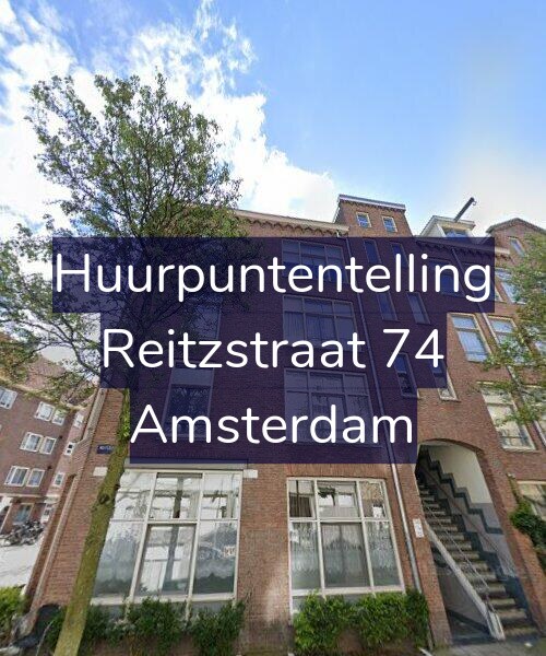 Foto gevel Huurpuntentelling voor Reitzstraat 74, Amsterdam
