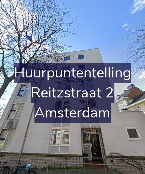 Foto gevel Huurpuntentelling voor Reitzstraat 2, Amsterdam