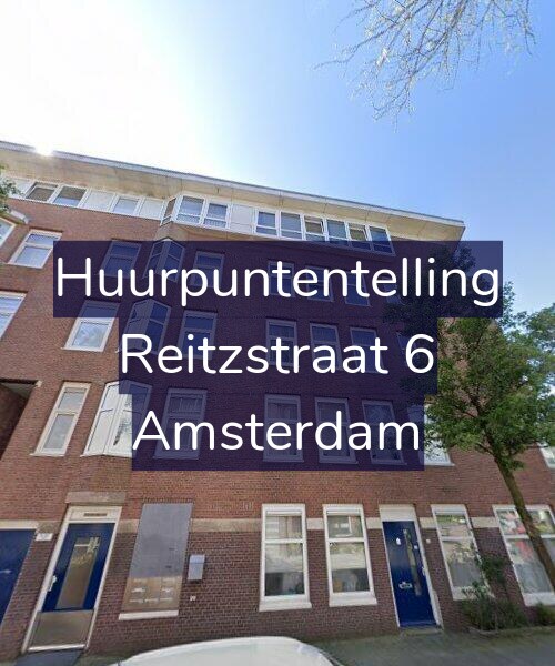Foto gevel Huurpuntentelling voor Reitzstraat 6, Amsterdam