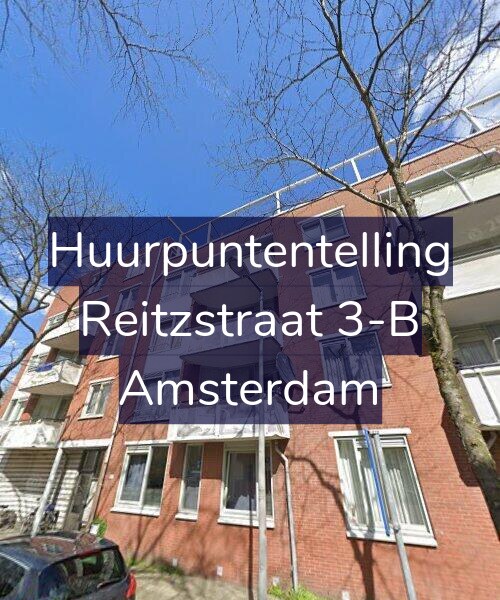 Foto gevel Huurpuntentelling voor Reitzstraat 3-B, Amsterdam