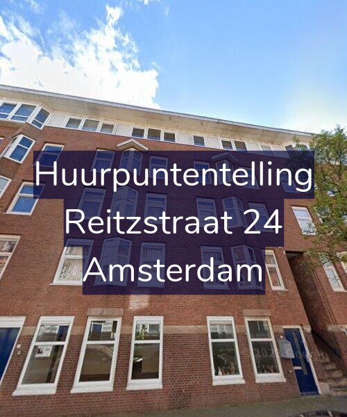 Foto gevel Huurpuntentelling voor Reitzstraat 24, Amsterdam