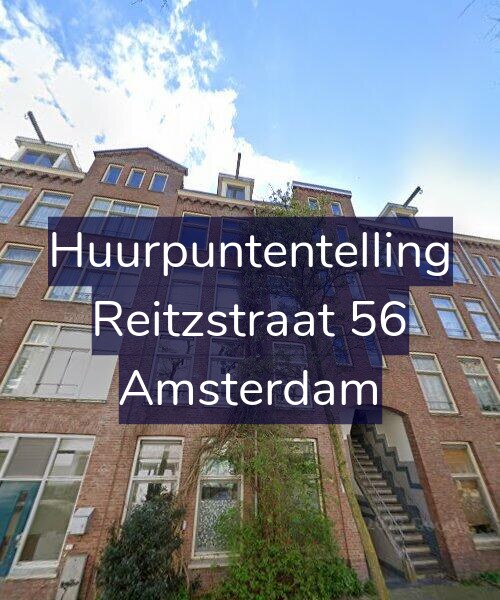 Foto gevel Huurpuntentelling voor Reitzstraat 56, Amsterdam
