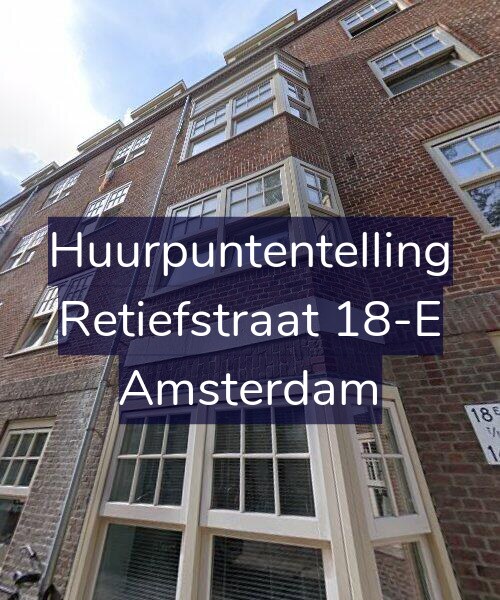 Foto gevel Huurpuntentelling voor Retiefstraat 18-E, Amsterdam