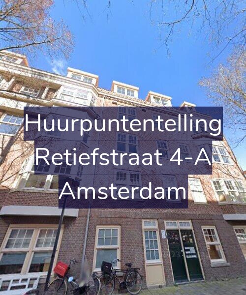 Foto gevel Huurpuntentelling voor Retiefstraat 4-A, Amsterdam