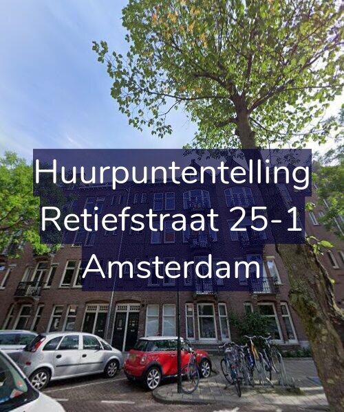 Foto gevel Huurpuntentelling voor Retiefstraat 25-1, Amsterdam