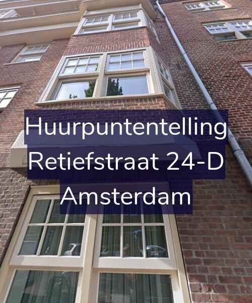 Foto gevel Huurpuntentelling voor Retiefstraat 24-D, Amsterdam