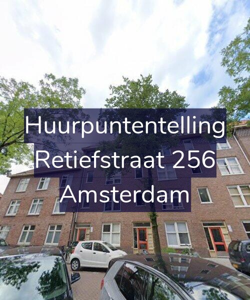 Foto gevel Huurpuntentelling voor Retiefstraat 256, Amsterdam