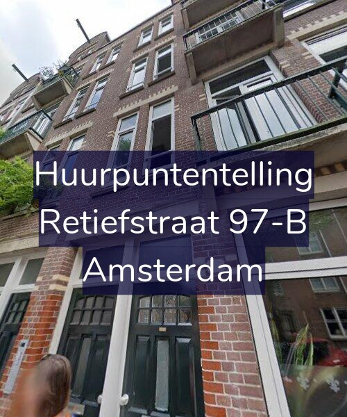 Foto gevel Huurpuntentelling voor Retiefstraat 97-B, Amsterdam