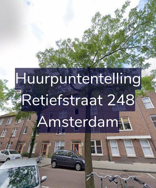 Foto gevel Huurpuntentelling voor Retiefstraat 248, Amsterdam