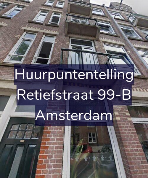 Foto gevel Huurpuntentelling voor Retiefstraat 99-B, Amsterdam