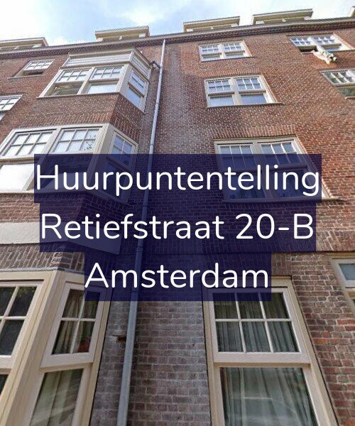 Foto gevel Huurpuntentelling voor Retiefstraat 20-B, Amsterdam