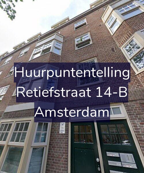Foto gevel Huurpuntentelling voor Retiefstraat 14-B, Amsterdam