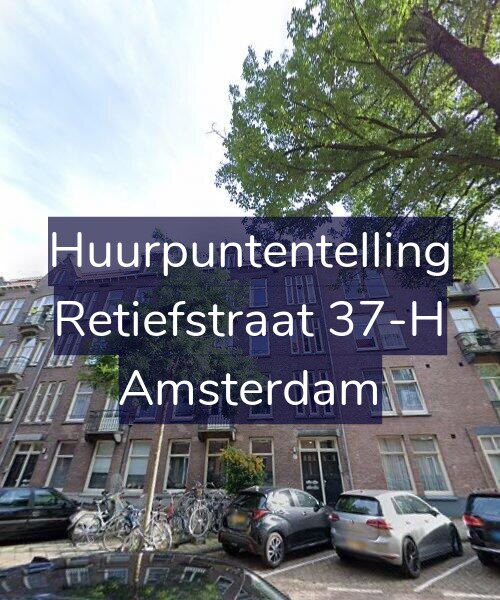 Foto gevel Huurpuntentelling voor Retiefstraat 37-H, Amsterdam