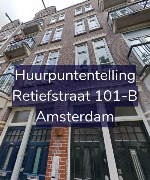 Foto gevel Huurpuntentelling voor Retiefstraat 101-B, Amsterdam