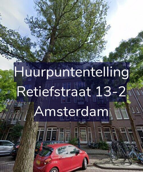 Foto gevel Huurpuntentelling voor Retiefstraat 13-2, Amsterdam