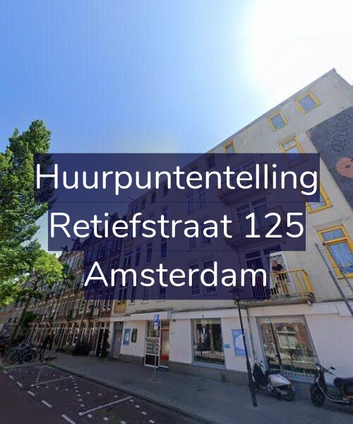 Foto gevel Huurpuntentelling voor Retiefstraat 125, Amsterdam