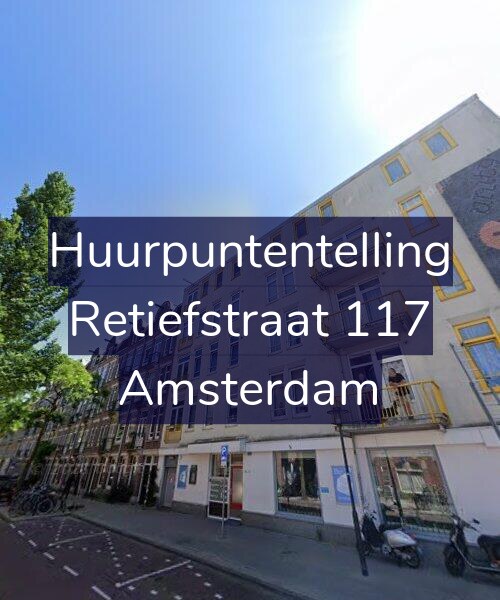 Foto gevel Huurpuntentelling voor Retiefstraat 117, Amsterdam