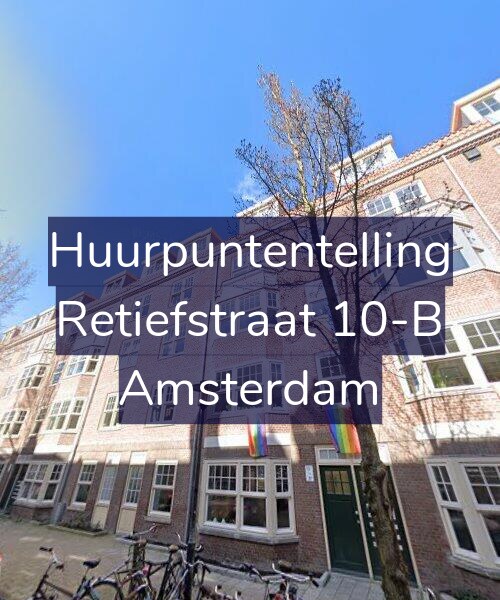 Foto gevel Huurpuntentelling voor Retiefstraat 10-B, Amsterdam