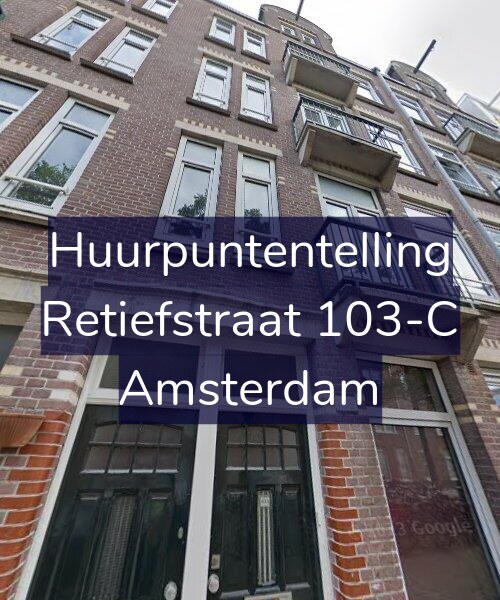 Foto gevel Huurpuntentelling voor Retiefstraat 103-C, Amsterdam
