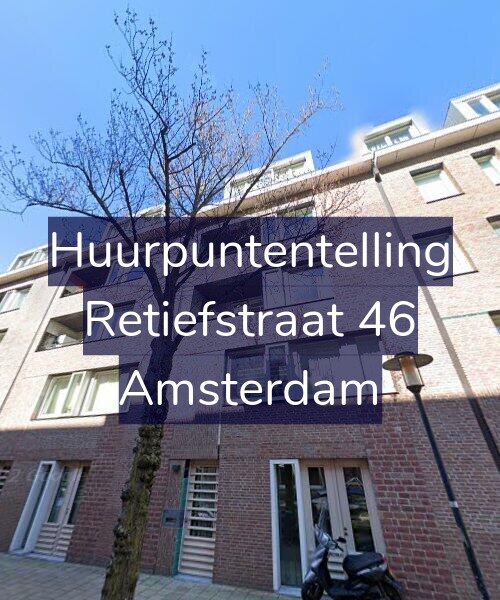 Foto gevel Huurpuntentelling voor Retiefstraat 46, Amsterdam