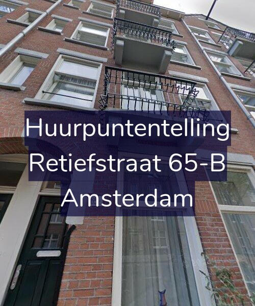Foto gevel Huurpuntentelling voor Retiefstraat 65-B, Amsterdam