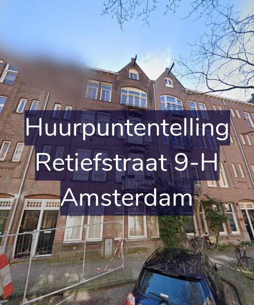 Foto gevel Huurpuntentelling voor Retiefstraat 9-H, Amsterdam