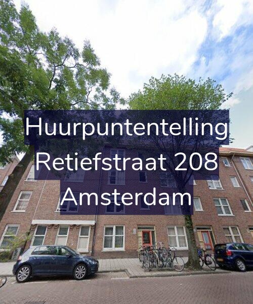 Foto gevel Huurpuntentelling voor Retiefstraat 208, Amsterdam