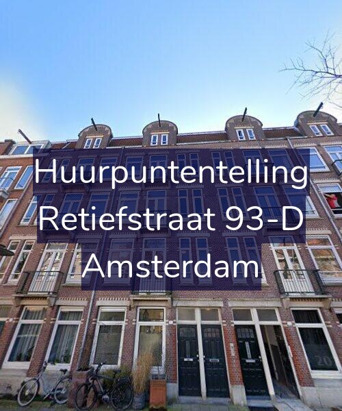 Foto gevel Huurpuntentelling voor Retiefstraat 93-D, Amsterdam