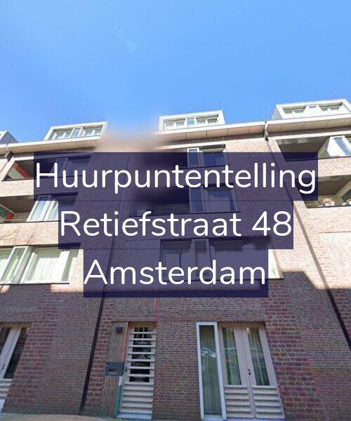 Foto gevel Huurpuntentelling voor Retiefstraat 48, Amsterdam