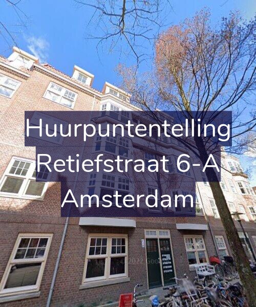 Foto gevel Huurpuntentelling voor Retiefstraat 6-A, Amsterdam