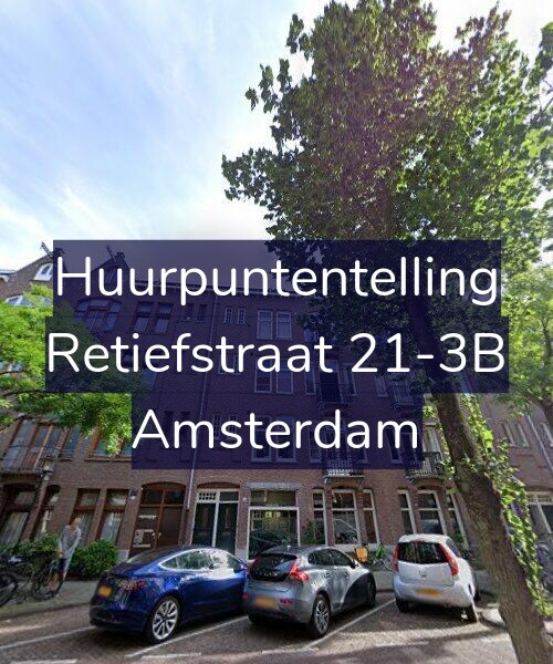 Foto gevel Huurpuntentelling voor Retiefstraat 21-3B, Amsterdam