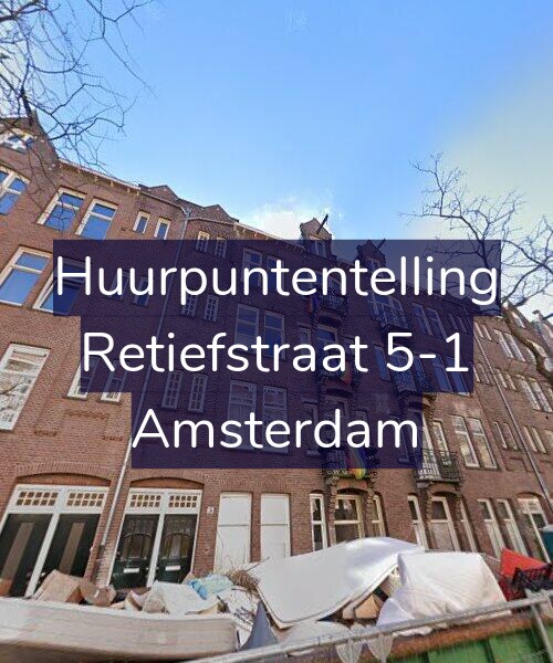 Foto gevel Huurpuntentelling voor Retiefstraat 5-1, Amsterdam