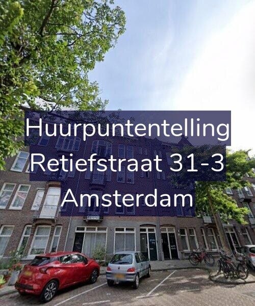 Foto gevel Huurpuntentelling voor Retiefstraat 31-3, Amsterdam