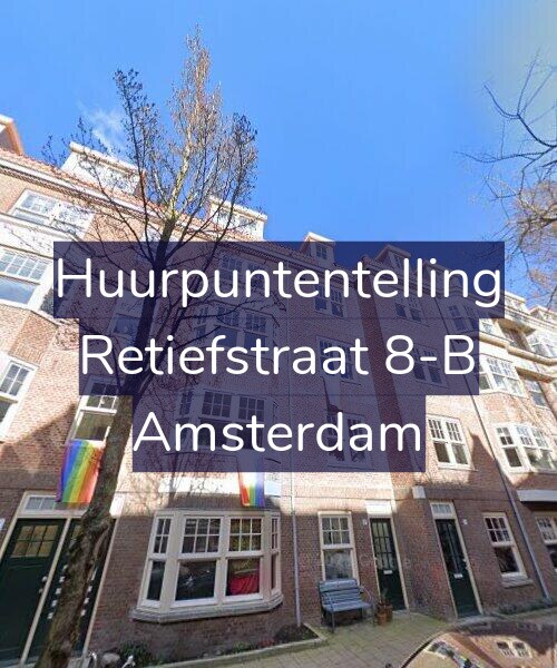 Foto gevel Huurpuntentelling voor Retiefstraat 8-B, Amsterdam