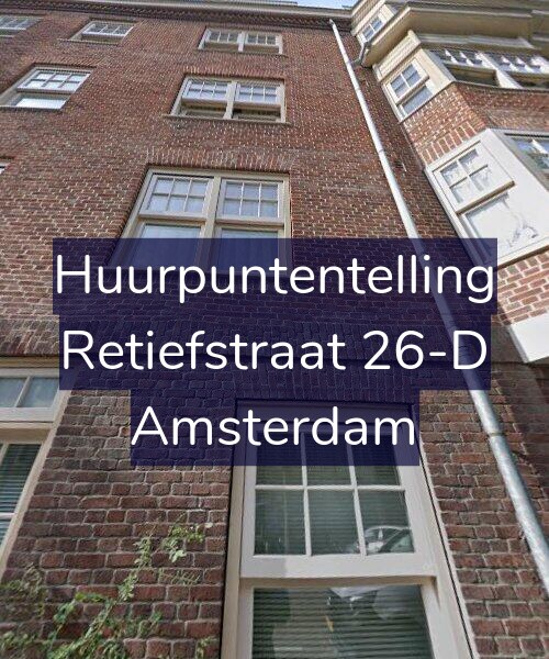 Foto gevel Huurpuntentelling voor Retiefstraat 26-D, Amsterdam